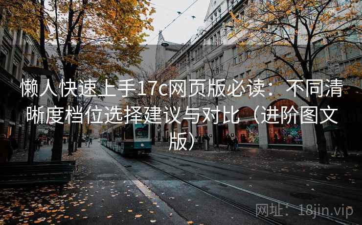 懒人快速上手17c网页版必读：不同清晰度档位选择建议与对比（进阶图文版）