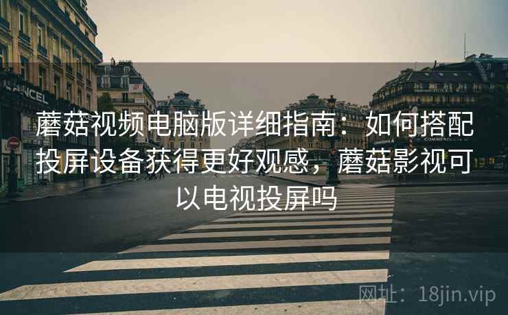 蘑菇视频电脑版详细指南：如何搭配投屏设备获得更好观感，蘑菇影视可以电视投屏吗