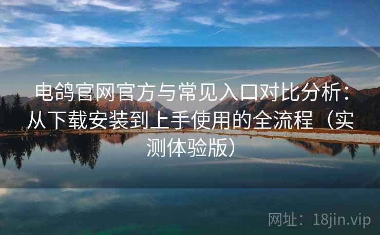 电鸽官网官方与常见入口对比分析：从下载安装到上手使用的全流程（实测体验版）