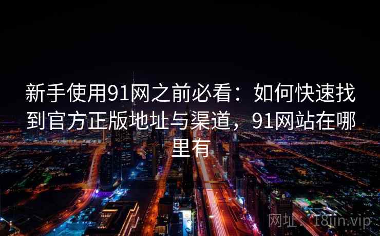 新手使用91网之前必看：如何快速找到官方正版地址与渠道，91网站在哪里有