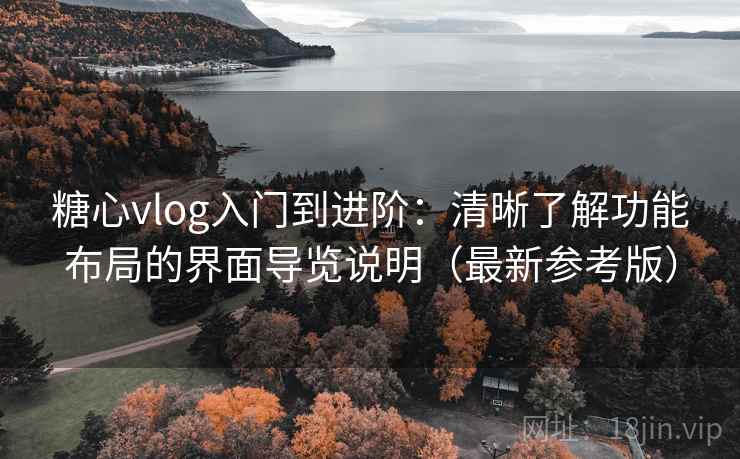 糖心vlog入门到进阶：清晰了解功能布局的界面导览说明（最新参考版）