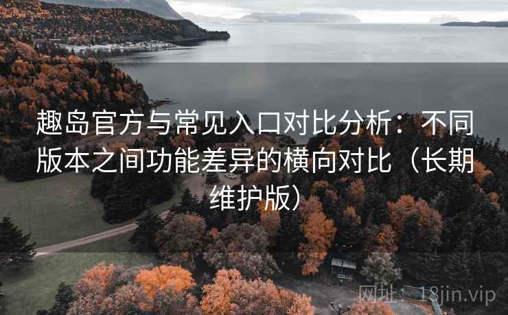 趣岛官方与常见入口对比分析：不同版本之间功能差异的横向对比（长期维护版）