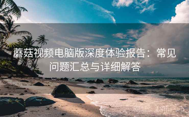 蘑菇视频电脑版深度体验报告：常见问题汇总与详细解答