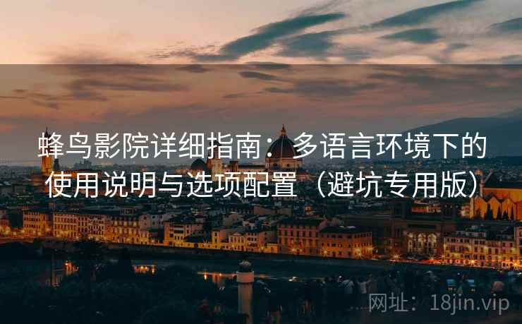 蜂鸟影院详细指南：多语言环境下的使用说明与选项配置（避坑专用版）